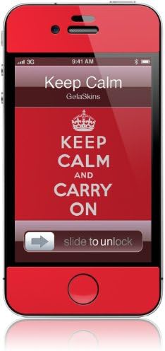 GelaSkins Protective Skin for iPhone 4 - Keep Calm