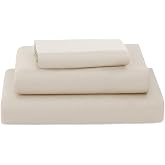 Poligino Bed Sheets 160 cm &ndash; 4 Piece Bedding Set &ndash; Fitted Sheets &ndash; Top Sheet &ndash; 2 Pillowcases 50 x 80 cm (Bed 160-160 x 190/20