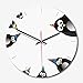 Produktbild J-Clock Pinguin-Wanduhr Moderne Kreative Einfache Atmosphäre Holz Wohnzimmer/Schlafzimmer/Restaurant/Studie Europäische Kinder Liebe Acryl Stumm Dekorative Uhr (Vier Muster Optional),A
