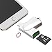 Produktbild Kartenleser iPhone Lightning/ Micro USB Stecker für iPhone/iPad / PC/Mac mit Externen Speicher SD-Karte Slot Lightning Stecker Speicherstick 4GB/ 8GB/ 16GB/ 32GB/ 64GB/ 128GB/ 256GB Unterstützung Metall Drehen Stick USB 2.0