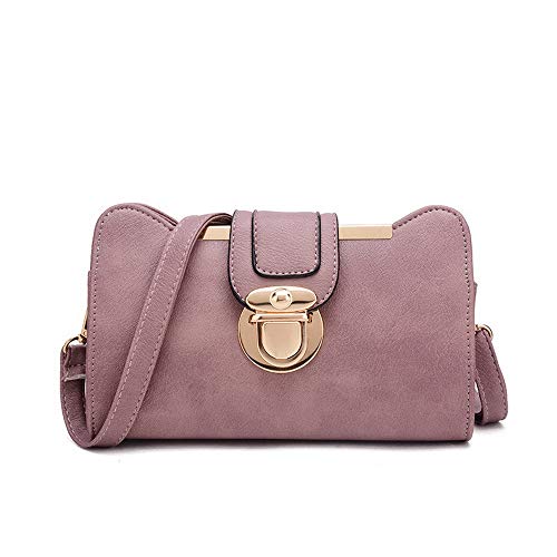 GMYANDJB Leather Messenger Bag Fashion Retro Crossbody Bag Lady Shoulder Bag Leather Women Bags