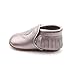 Produktbild Liv & Leo Krabbelschuhe Moccasins Designer Babyschuhe aus U.S.A - Herzchen Kollektion (18-24 Monate (EUR 21), Platinum)
