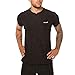 Produktbild TWISFER Herren Sport T Shirt Fitness Funktion Training Running Tennis Sportshirt Patchwork Männer Kurzarm Trainingsshirt Laufshirt Atmungsaktiv Top Bluse
