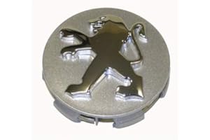 HEYCE Tapas para Llantas tapacubos tapabujes Tapas de Cubo de Centro de Rueda 60mm para Peugeot 108 206 207 208 307 308 508 3008