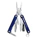 Produktbild Leatherman SQUIRT PS4 blau Taschenwerkzeug Werkzeug Multitool LTG 831230 mit Spitzzange, Zange, Drahtschneider, Messer, Metallfeile, Kreuschlitz, Schraubendreher, Schere