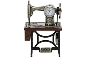 BAOBANG Old Sewing Machine Techno Clock