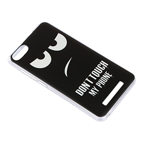 Lusee Funda de silicona para Wiko K-Kool Jerry lenny 3 5 0 Suave Cascara TPU negro Don t touch my phone reviews Lusee Funda de silicona para Wiko K-Kool Jerry lenny 3 5 0 Suave Cascara TPU negro Don t touch my phone