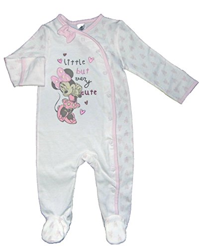 Girls Minnie Mouse Sleepsuit Newborn to 12-18M Little But Very Cute Pastel Minnie