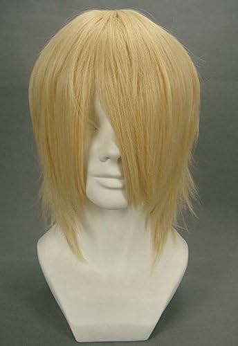 Wig, blonde, short, 32 cm, Fantasy, Final cosplay 13 Kindom Heats Snow