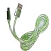 Rainbow Data cable and USB Charging for android mobiles - Green RS.199.00