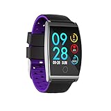 DJym Fitness Tracker, Heart Rate Activity Tracker Fitness Wristband Smart Watch Waterproof IP67 Blutdruck-Smart-Armband mit Stopwatch Sport Frauen Männer,Purple