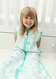 Schlummersack Baby Musselin Sommerschlafsack 0.5 Tog – Mint Eulen – verschiedene Grössen - 3