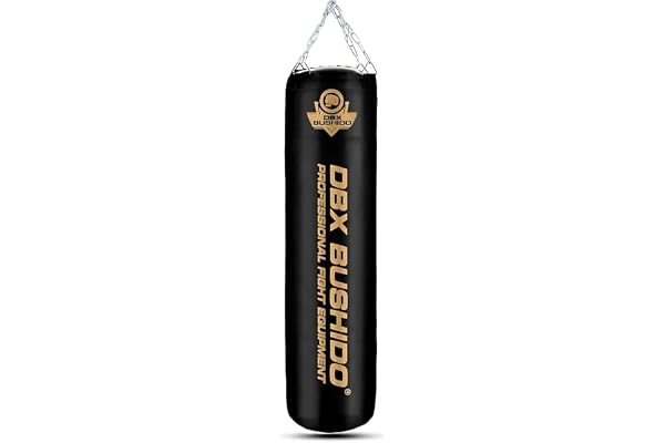 DBX BUSHIDO SPORT Sac Boxe avec granulés/Vide “SBRX” 130 cm - Durable Sac de Frappe Boxe - Entraînement Efficace de Muay Thai et de Kick Boxing