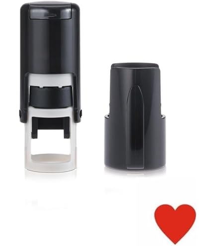Koffiebonen - Zelfklevende stempel - Zwarte inkt - 11mm
