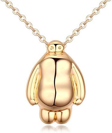 Oudora Cartoon Big Hero Shaped Style Alloy Pendant Necklace