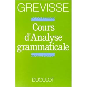 Cours d'analyse Grammaticale : Guide