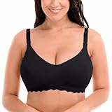 Gratlin Damen Baumwolle Still BH – Vollschale ohne Einlage Schwangerschafts-bh - 2