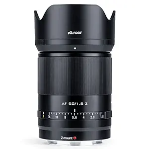 VILTROX AF 50mm f/1.8 F1.8 Full Frame Lens for Nikon Z Mount, Autofocus Lens for Nikon Z9 Z7II Z6II Z5 Z50 Z6 Z7 Z9 Zfc
