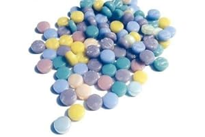 HOBBY ISLAND MOSAICS Craft Mosaic Tiles - 8mm - Darling Dotz - Spun Sugar