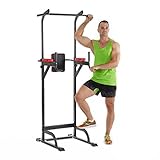 stamm multi fitness station boston.1000-gym 15 Sicheres Training: Kraftturm mit 120kg Tragkraft - Rutschfeste Griffe u. verstellbares Rückenpolster