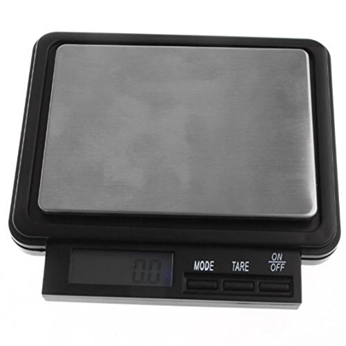 SODIAL(R) 2000g * 0.1g LCD Display Mini Digital Pocket Elektronische Waage Schmuckwaage Feinwaage Kuechenwaage Taschenwaage Digitalwaage - 2