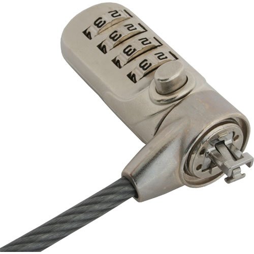 InLine 55702 Notebook Sicherheitsschloss mit Zahlenkombination (4,4 mm x 2 m) - 3