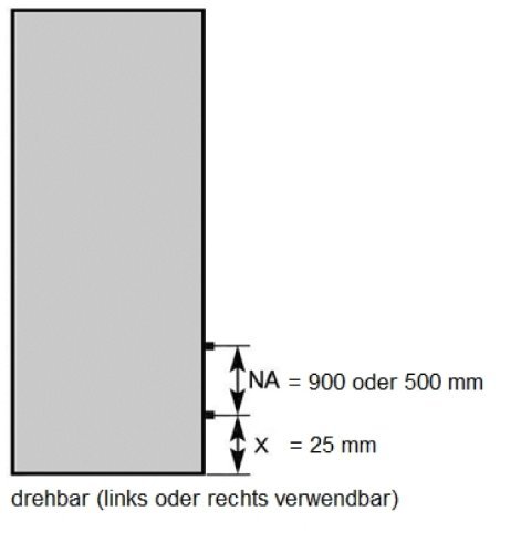 XIMAX Badheizkörper HEKTOR-SA (weiß) mit Seitenanschluss NA:900 mm, Höhe 1616 x Breite 600 mm - 3