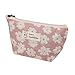 LHWY Portable Travel Cosmetic Bag Makeup Case Pouch Toiletry Wash Organizer Beige (pink)