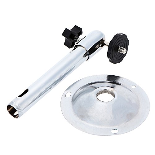 KKmoon 18CM Edelstahl Wand Decke Mount CCTV Halterung mit einstellbaren Winkeln für Surveillance IP-Kamera DVR Sicherheitssystem - 5