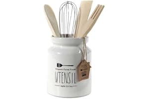 GICOS SRL GICOS IMPORT EXPORT SRL Poggiamestoli Porta mestoli Utensili Cucina in Ceramica Home 12 * 12 * 15 cm 784835