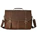Produktbild Hukangyu1231 Leder-Geldbörse für Herren, Schultertasche, Umhängetasche Laptop-Tasche für 15 Zoll Tablets, braun