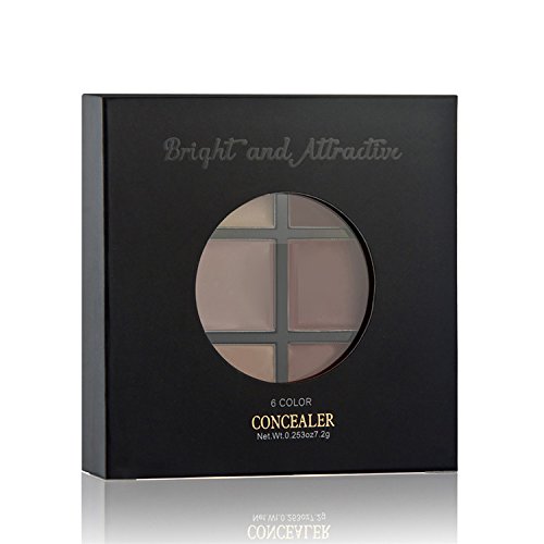 Oshide 6 Farben Concealer Concealer Palette Makeup Paletten Abdeckcreme Kit - 6