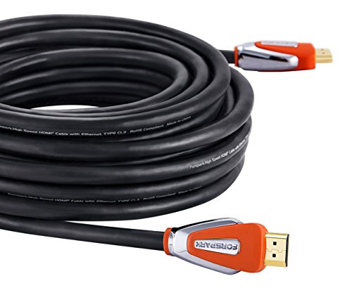 HDMI-Kabel, 15m, von FORSPARK– HDMI 2.0 (4K) – 18Gbps, 24AWG,– Für 4K/HDTV‘s, Xbox 360, Xbox One, PS3, PS4, Apple TV, TV-Empfänger, Computer, Blu Ray, Roku-kompatibel - 6