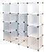 Produktbild ts-ideen Kleiderschrank Garderoben Flur Schrank Badschrank Wäscheschrank Weiß Hoch Regal 150 x 150 cm