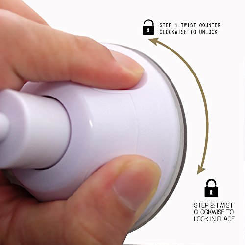 TFCFL 7X Vergrößerungsglas beleuchtet Make-up-Spiegel 360 ° drehbare LED Kosmetik Vanity Spiegel mit Leuchten für Tisch, Bad, Schlafzimmer, Reise, Rasieren, Dressing - 6