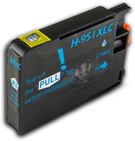 HP951XL Cyan Compatible Printer Ink Cartridge Non-OEM Equivalent to HP951 XL
