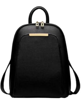 YAANCUN Damen PU Leder Rucksack Reise Schultasche Daypacks Für Outdoor Sports