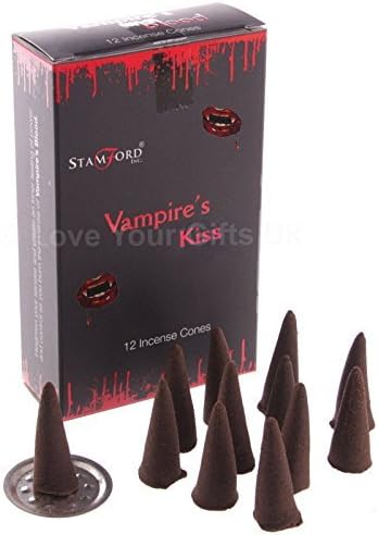 Stamford Black Incense Cones 144 (12 Boxes, 12 Cones) or Mixed Sampler Pack (VAMPIRE'S KISS)