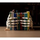HOUSETREND Dekoratif İskelet El Kitaplık kitap tutucu SAĞ+SOL &Ccedil;ift taraflı kitaplık dekorasyonu hediye sevimi şakacı biblo fi
