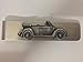 Produktbild Edelstahl Geld Clip mit einem VW Beetle Cabrio (geschwungen Bildschirm) 3D Zinn Effekt Emblem ref301