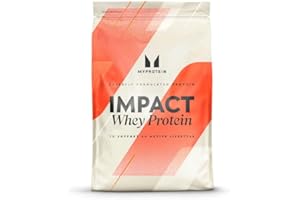 MyProtein Impact Whey Protein Powder – Vanilla Flavour – 500g, 23g of Protein per Serving, Supports Muscle Building, Recovery & Lean Muscle Maintenance – 16 Servings