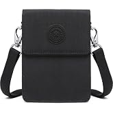Smart Bags K&uuml;&ccedil;&uuml;k Telefonluk Kadın &Ccedil;antası Krinkıl Kumaş 3173 Siyah