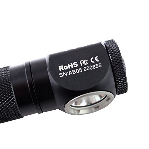 Wowtac® A2 Superheller LED Stirnlampe LED Kopflampe CREE XP-G2 LED 5 Helligkeiten zu wahlen, Max 550 Lumen, LED Stirnlampen, LED Kopflampen, Kopfleuchten, inklusive 1 x USB 18650 2600mAh Akku - 4