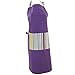 Produktbild Homescapes Kochschürze lila reine Baumwolle waschbare Küchenschürze mit Bauchtasche