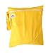 Waterproof Zipper Bag Washable Reusable Baby Cloth Diaper Bag (Yellow)