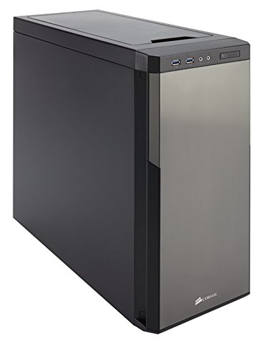 Corsair CC-9011071-WW Carbide Series 330R Titanium Mid-Tower ATX Silent Computer Gehäuse, Schwarz/Titanium - 11