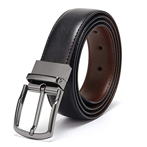 KAEZRI Formal/Casual Black Color Genuine Leather Belts For Men