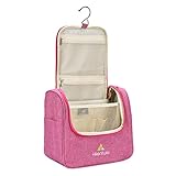 TOP QUALITÄT: Aus hochwertigem Material bietet dieser Kulturbeutel verschieden große Taschen und Beutel aus robustem Gittermaterial mit Reißverschlüssen der Marke SBS.