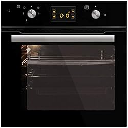 LINKË LKFGBB - Four encastrable Catalyse au Gaz Butane - Système de Sécurité par Thermocouple - Capacité 57 Litres - Noir