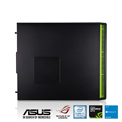 XMG SECTOR² lvl.2 Desktop Gaming PC, powered by ASUS (Intel i7-7700, GTX 1080, 16GB RAM, 256GB SSD, 2TB HDD, Win 10 Home) schwarz - 3